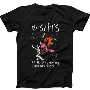 The Slits In The Beginning There Was Rhythm Punk Rock Gift Tee Black T Shirt 590